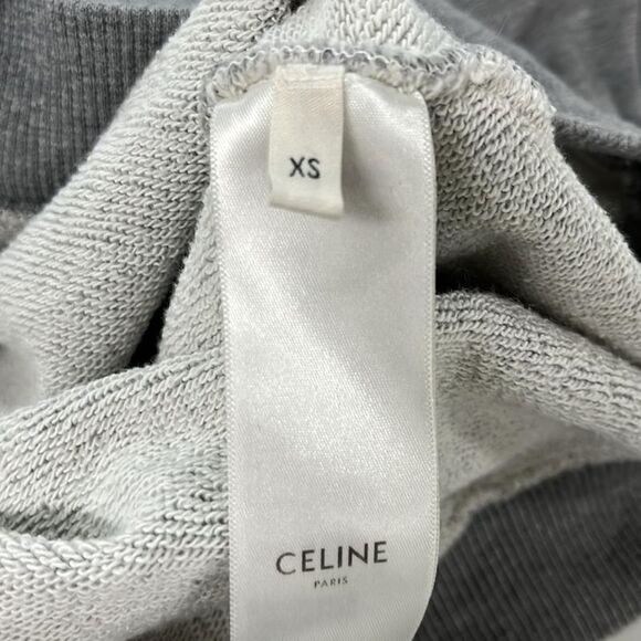 Celine Sweatshirt Size XS Women's - Gray Long Sleeve - Picture 5 of 5